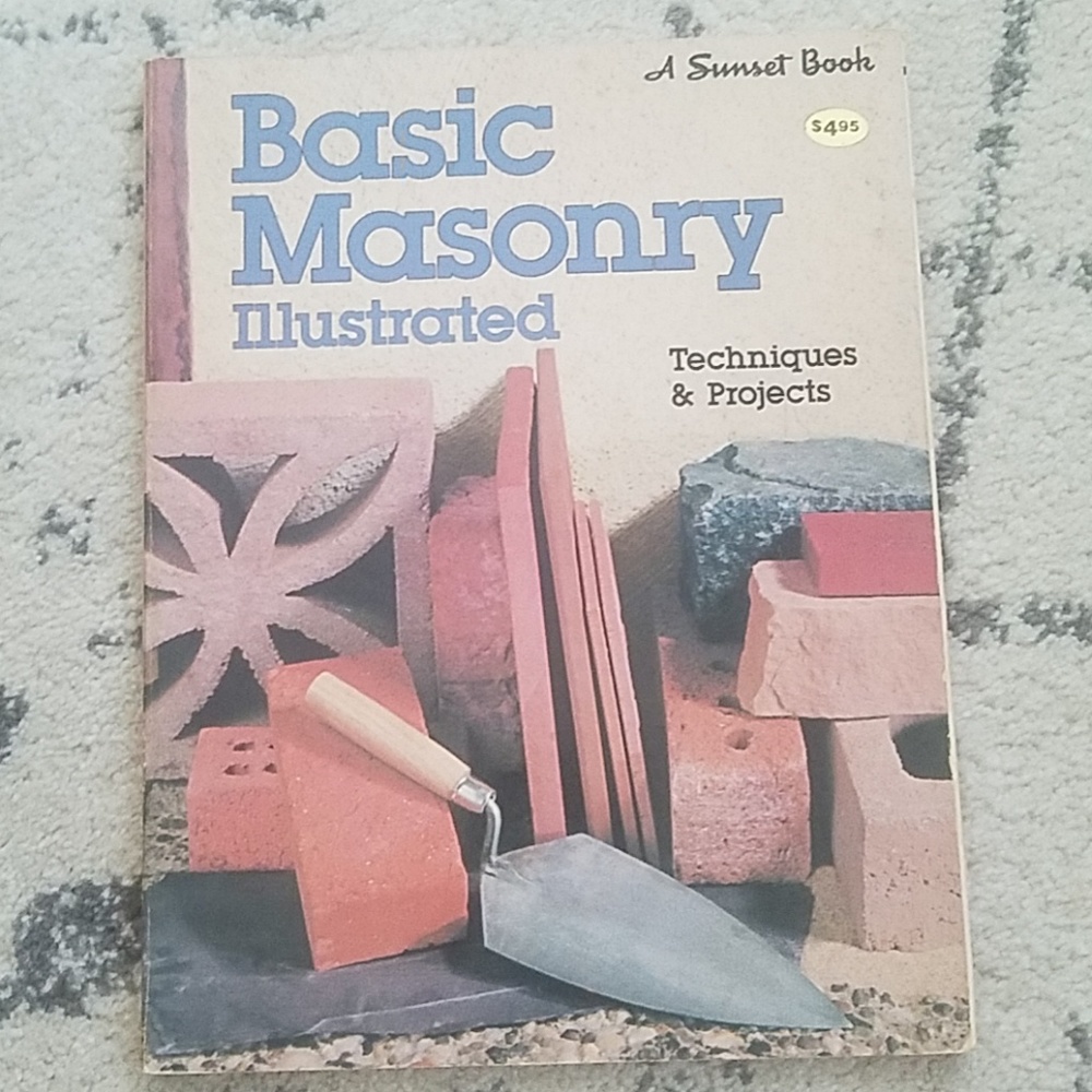 Vintage Sunset Book "Basic Masonry"